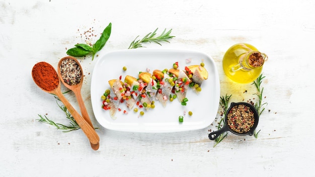 Talizaton z kolorowym daniem